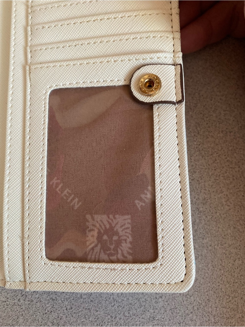 Anne Klein Multicolor Geometric Lion Logo Clutch Wallet - Picture 9 of 10